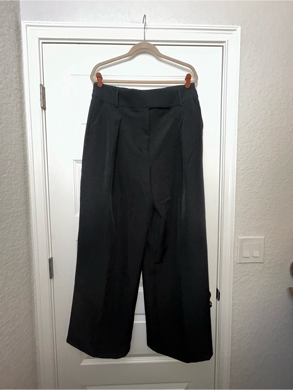 RACHEL Rachel Roy Pleated Wide Leg Dress Slack Pants